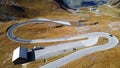 The winding GroÃÅ¸glockner High Alpine Road in Austria